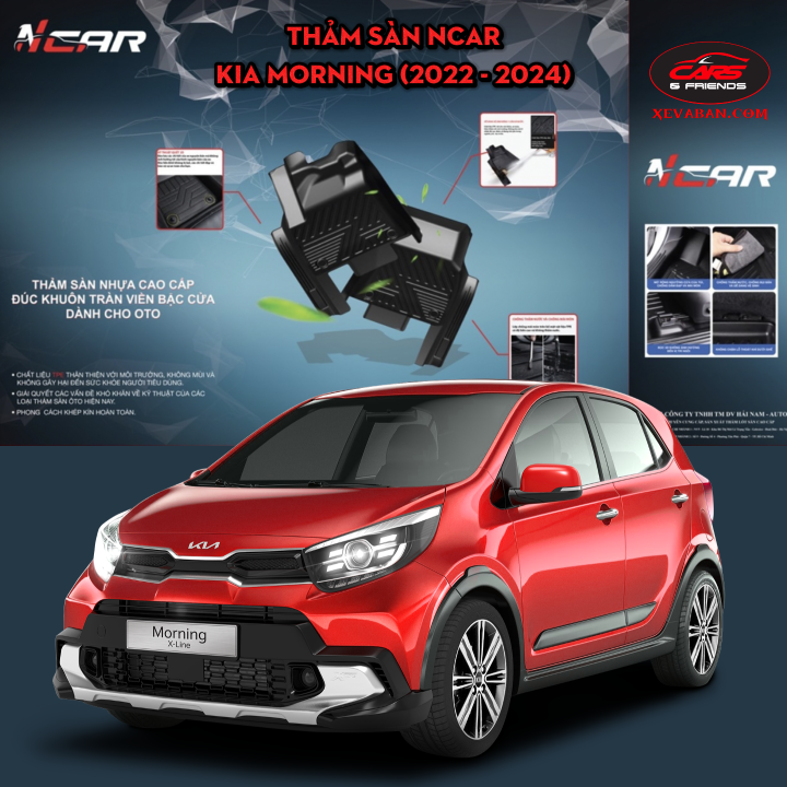 Thảm sàn Ncar cho KIA MORNING